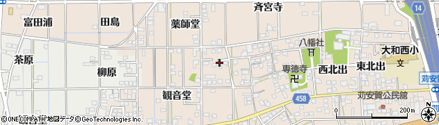 愛知県一宮市大和町苅安賀（柳原）周辺の地図