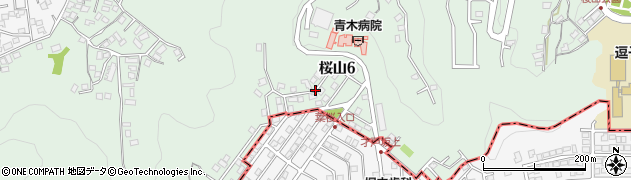 葉桜公園周辺の地図