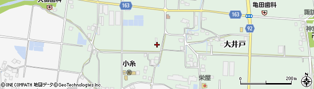 千葉県君津市大井戸458周辺の地図