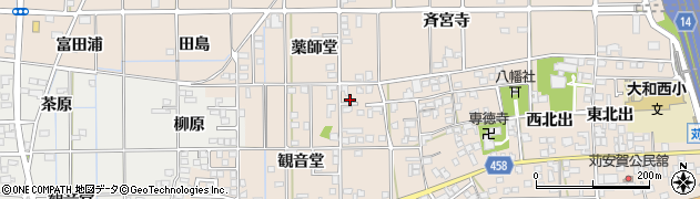 愛知県一宮市大和町苅安賀観音堂49-3周辺の地図