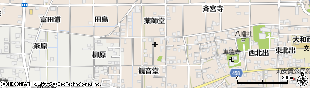 愛知県一宮市大和町苅安賀観音堂39-2周辺の地図