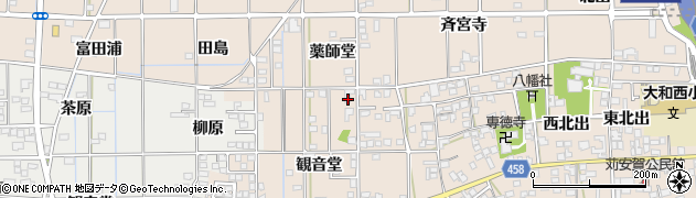 愛知県一宮市大和町苅安賀観音堂43周辺の地図