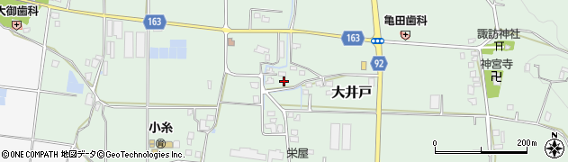 千葉県君津市大井戸977周辺の地図