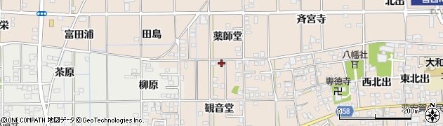 愛知県一宮市大和町苅安賀観音堂17周辺の地図