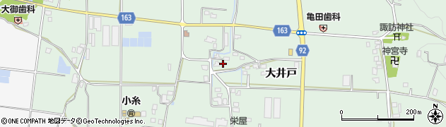 千葉県君津市大井戸981周辺の地図