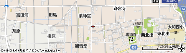 愛知県一宮市大和町苅安賀観音堂46周辺の地図