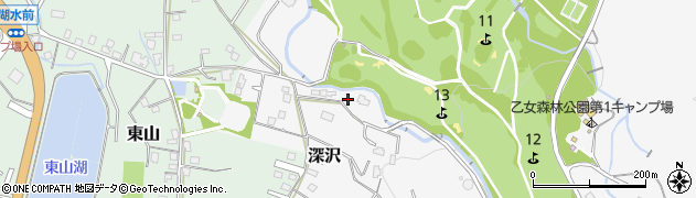 静岡県御殿場市深沢3826周辺の地図