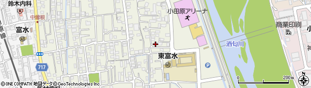 神奈川県小田原市中曽根321周辺の地図