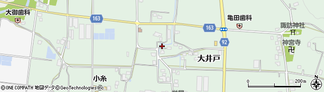 千葉県君津市大井戸980周辺の地図