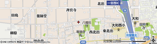 愛知県一宮市大和町苅安賀花井町裏2883周辺の地図