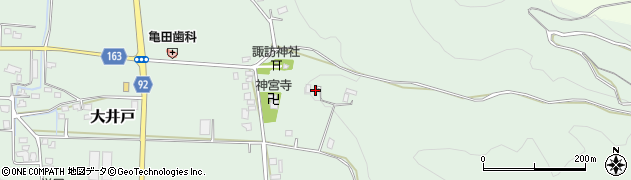 千葉県君津市大井戸1431周辺の地図
