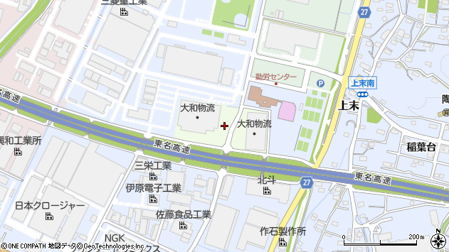 〒485-0824 愛知県小牧市長治町の地図
