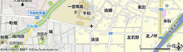 愛知県一宮市千秋町町屋南郷27周辺の地図