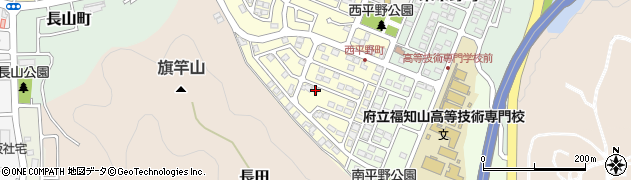 京都府福知山市西平野町周辺の地図