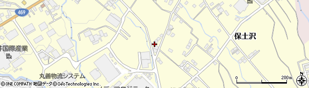 静岡県御殿場市保土沢596-2周辺の地図
