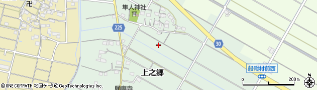 岐阜県養老町（養老郡）上之郷周辺の地図