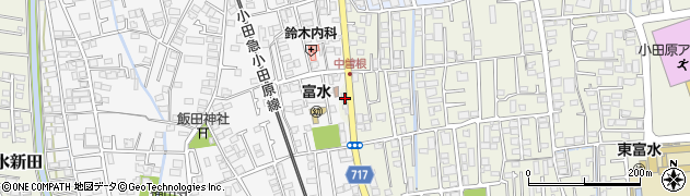 神奈川県小田原市中曽根43周辺の地図