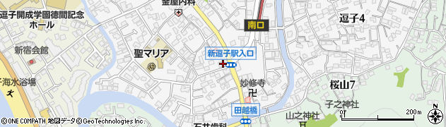 逗子パークハウス弐番館周辺の地図