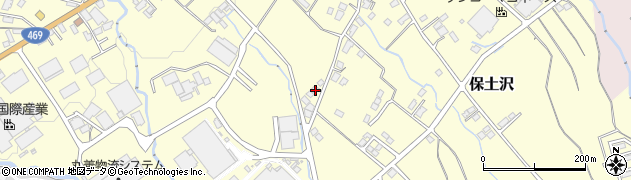 静岡県御殿場市保土沢596-1周辺の地図