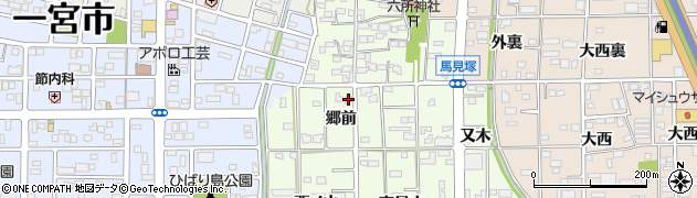愛知県一宮市馬見塚郷前周辺の地図