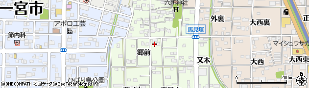 愛知県一宮市馬見塚郷前50周辺の地図