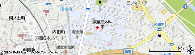 有限会社岡田塗装周辺の地図