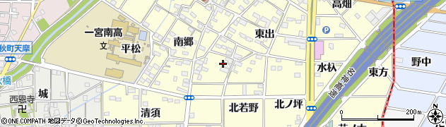 愛知県一宮市千秋町町屋周辺の地図