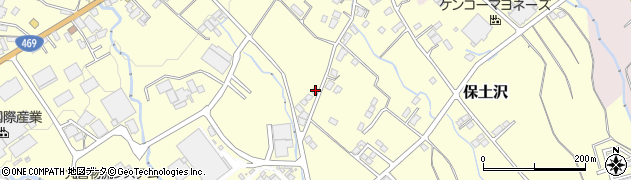 静岡県御殿場市保土沢596-4周辺の地図