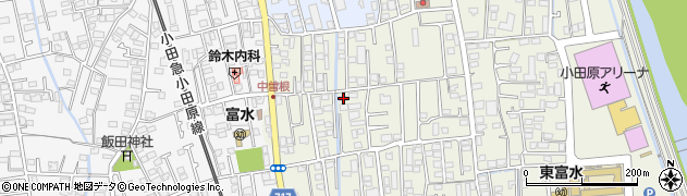 神奈川県小田原市中曽根33周辺の地図