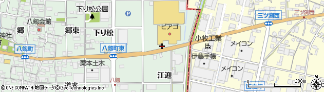 １００円ショップセリアピアゴ八剱店周辺の地図