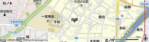 愛知県一宮市千秋町町屋（南郷）周辺の地図