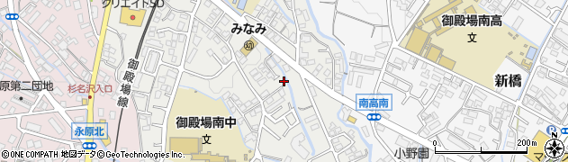 静岡県御殿場市萩原1201周辺の地図