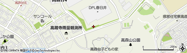 愛知県春日井市高森台周辺の地図