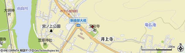 京都府綾部市味方町（井上寺）周辺の地図
