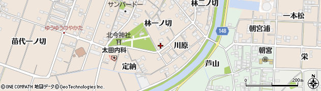 愛知県一宮市北今林一ノ切2408周辺の地図
