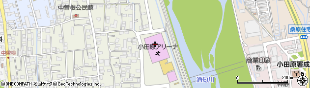 小田原市役所　スポーツ課周辺の地図