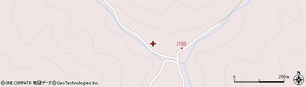 京都府南丹市美山町三埜（久里谷）周辺の地図