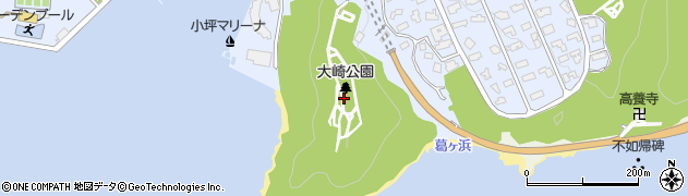 大崎公園周辺の地図