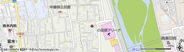 神奈川県小田原市中曽根310周辺の地図