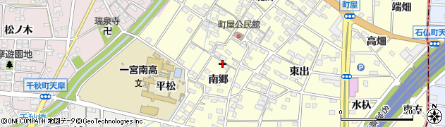 愛知県一宮市千秋町町屋南郷6周辺の地図