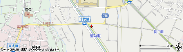 神奈川県小田原市千代962周辺の地図