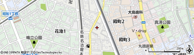 明野ゆり探偵事務所　株式会社周辺の地図