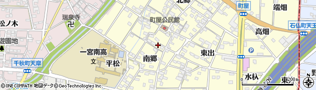 愛知県一宮市千秋町町屋南郷1261周辺の地図