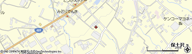 静岡県御殿場市保土沢1009周辺の地図