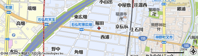 愛知県岩倉市石仏町堀田788周辺の地図