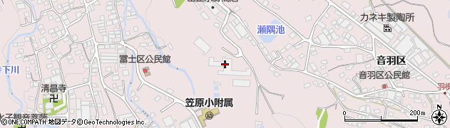 岐阜県多治見市笠原町周辺の地図