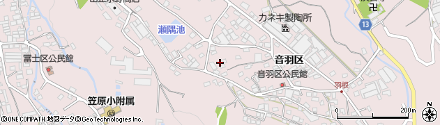岐阜県多治見市笠原町457周辺の地図