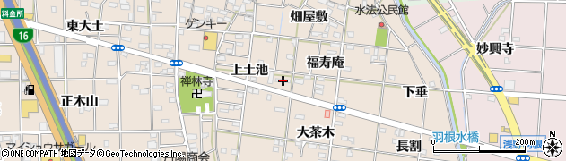 愛知県一宮市浅野福寿庵27周辺の地図