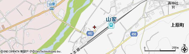 京都府綾部市上原町（木トラ）周辺の地図
