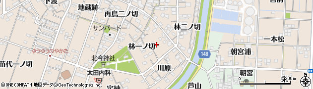 愛知県一宮市北今林一ノ切2400周辺の地図